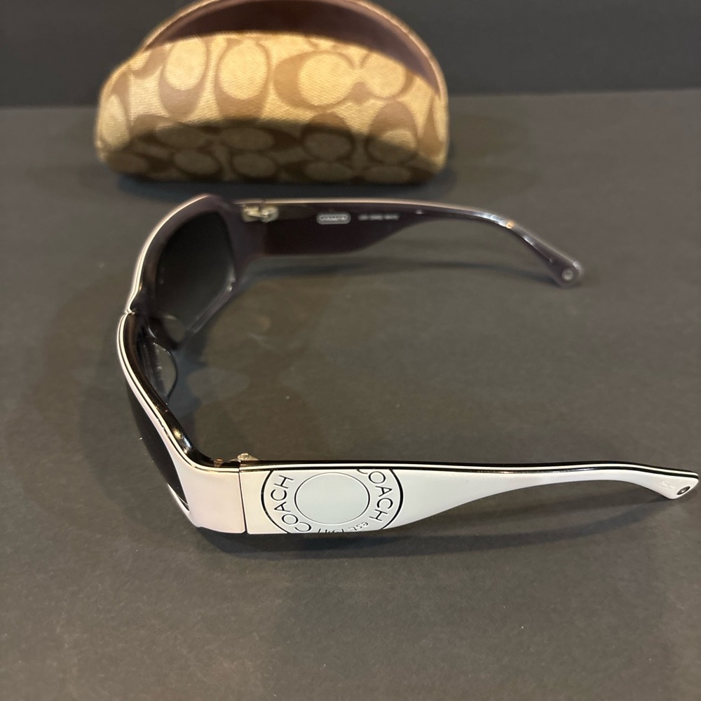 Coach Lexi S493 White Pink 125mm Sunglasses w/Case Women’s Designer Shades - Picture 7 of 9